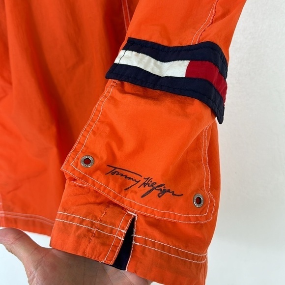 Tommy Hilfiger Cargo Swim Trunks Men's XXL Orange Mesh Lined - Picture 3 of 13